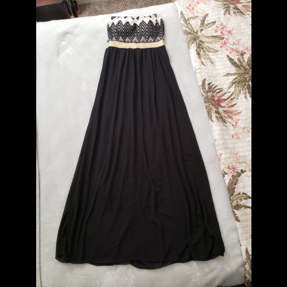 Sandra Fellini strapless maxi dress